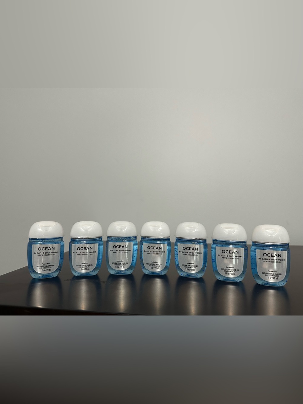 Bath & Body Works PocketBac Hand Sanitizer Lot Includes 7 Ocean & 2 Holders NWT - Picture 2 of 3
